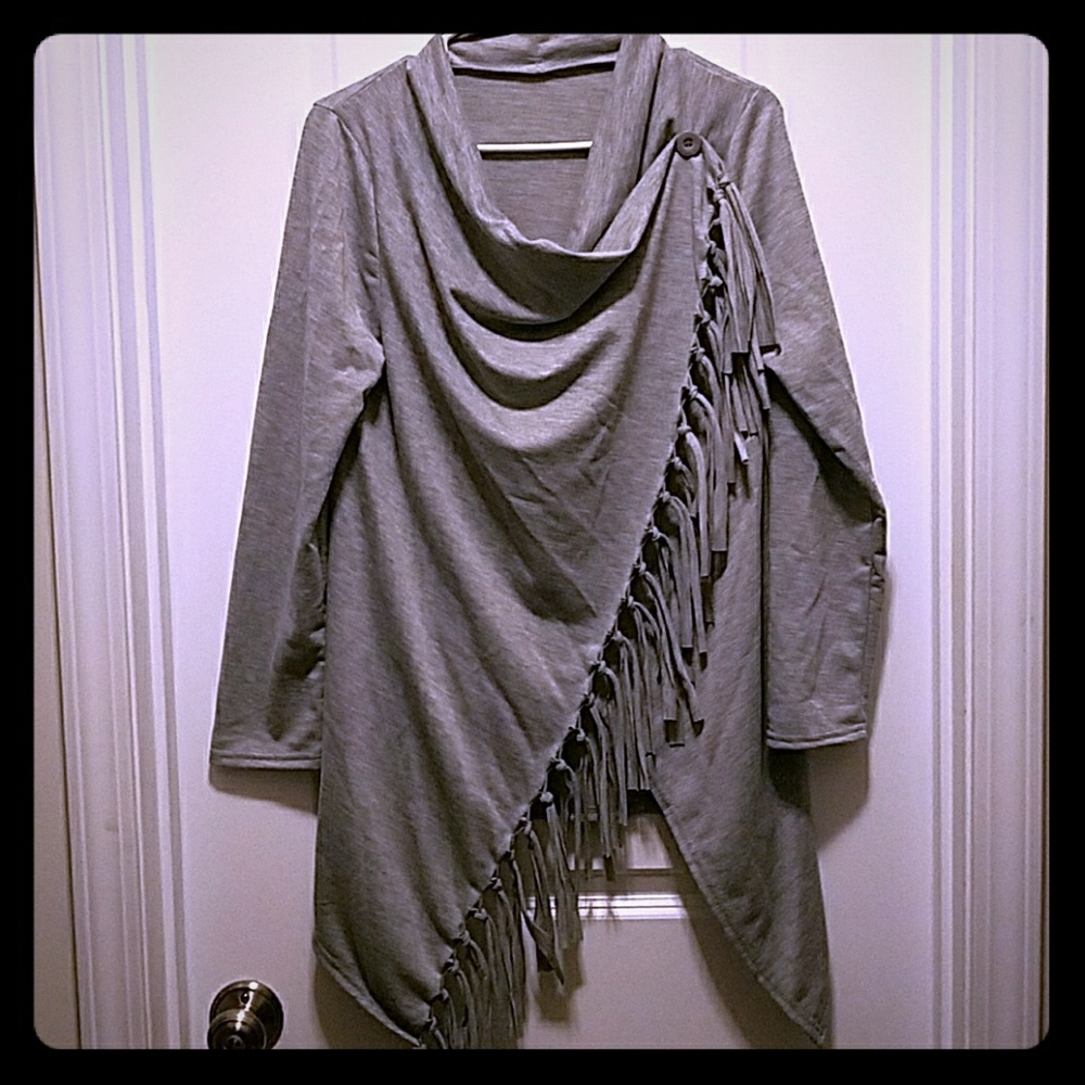 Asymmetrical Hem Shawl, Large
